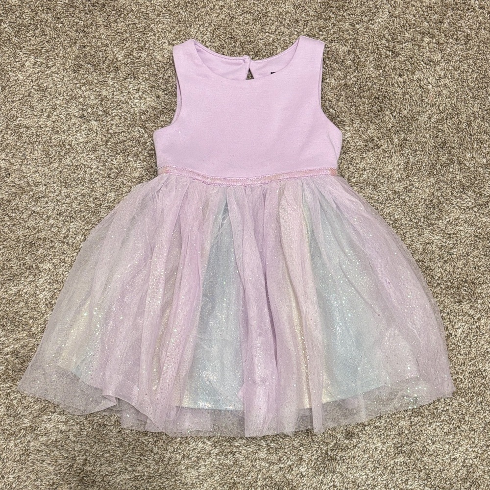 LIKE NEW Zunie Lavender and Iridescent Tulle Dress - Size 2